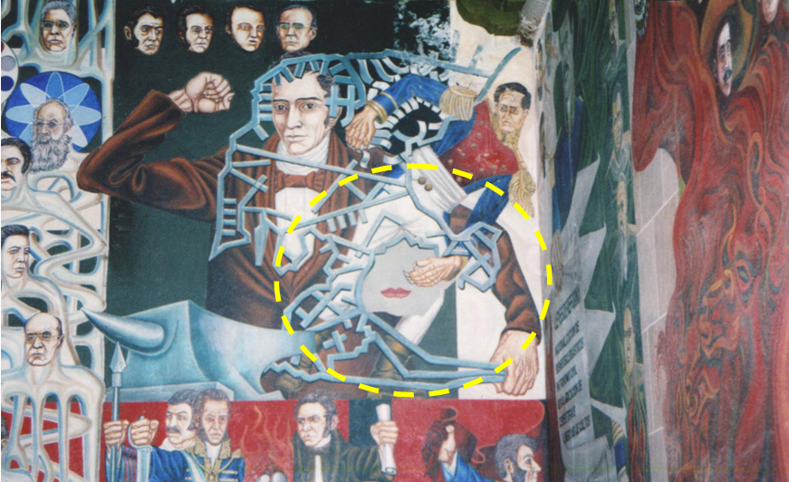 Mural del Palacio de Gobierno del Estado de Zacatecas.